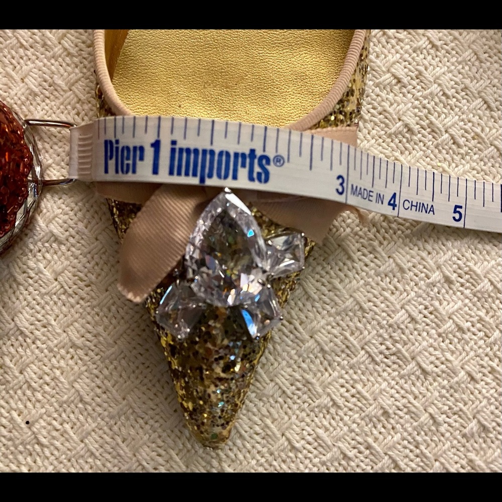 🌸 DONATED/ DONATED GLITTER FLAT SHOES - Picture 8 of 8